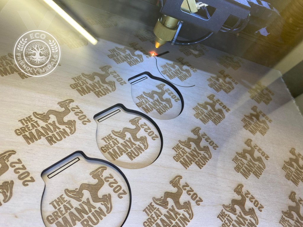 custom eco-friendly wooden medals