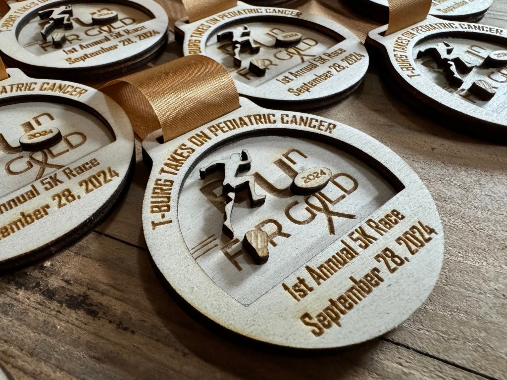 custom eco-friendly wooden medals