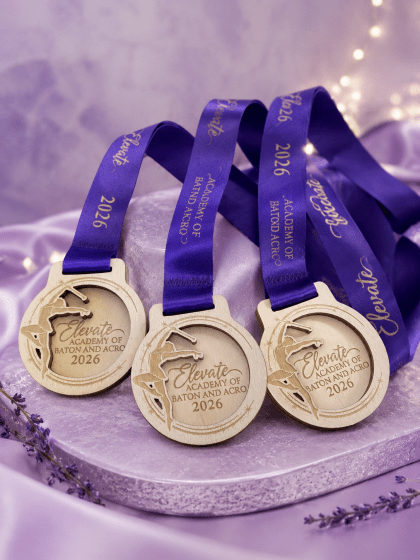 Custom Dance Gymnastics Medals