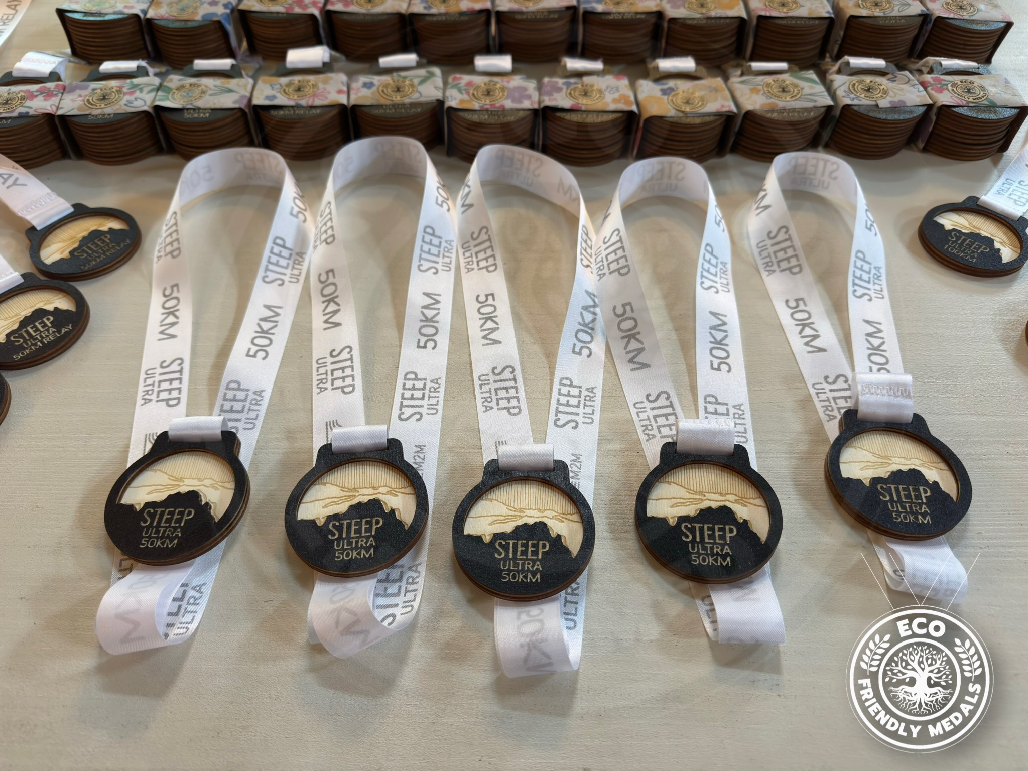 Custom Wooden Medals – 3D Personalised Running & Marathon Medals