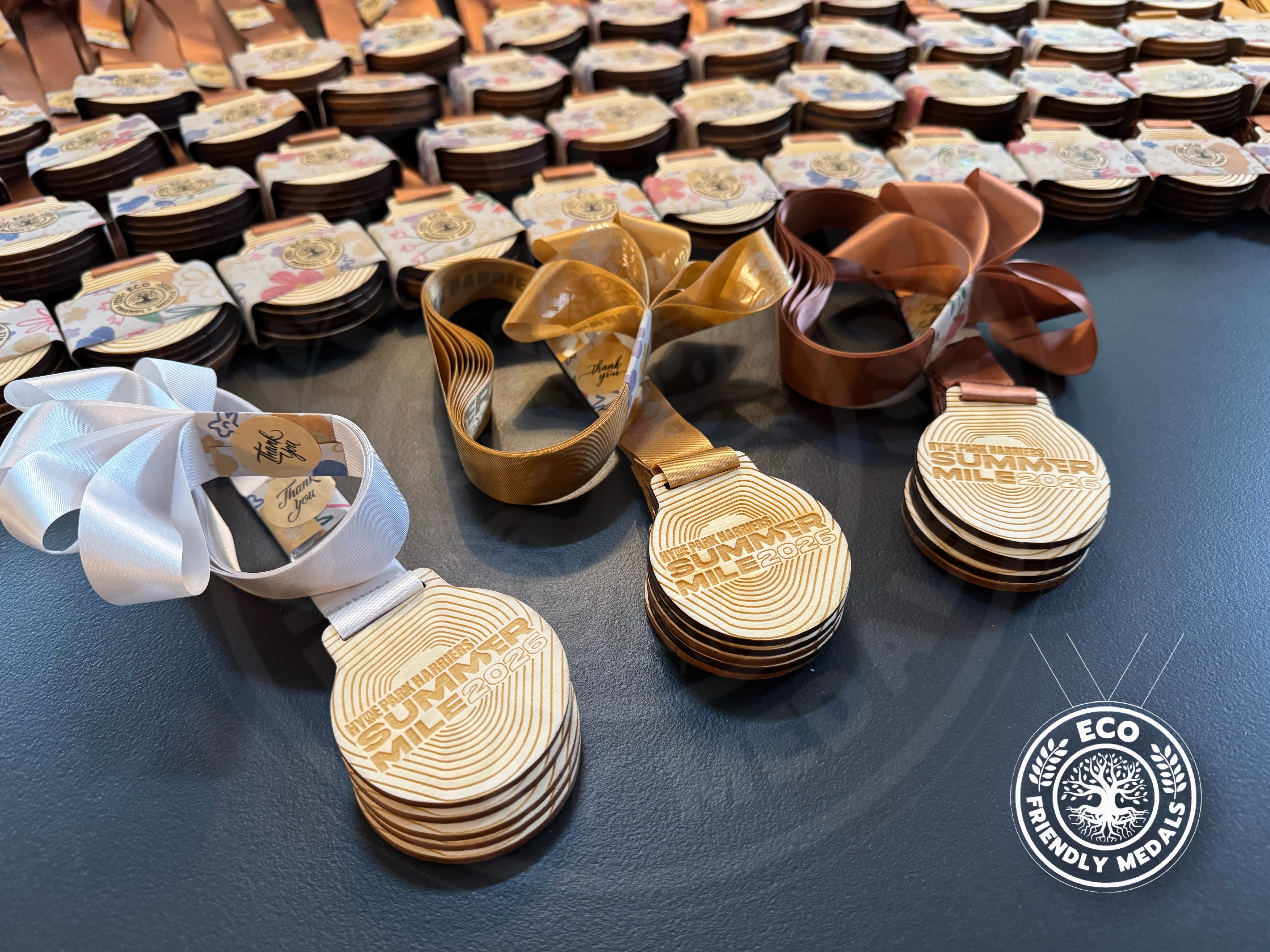 Custom Wooden Medals – Personalised Running & Marathon Awards