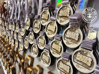 Custom Wooden Medals | 3D Personalised Skiing & Snow Sport Medals