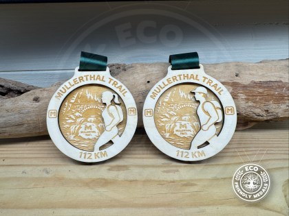Custom Wooden Medals – 3D Personalised Walking Trail Awards