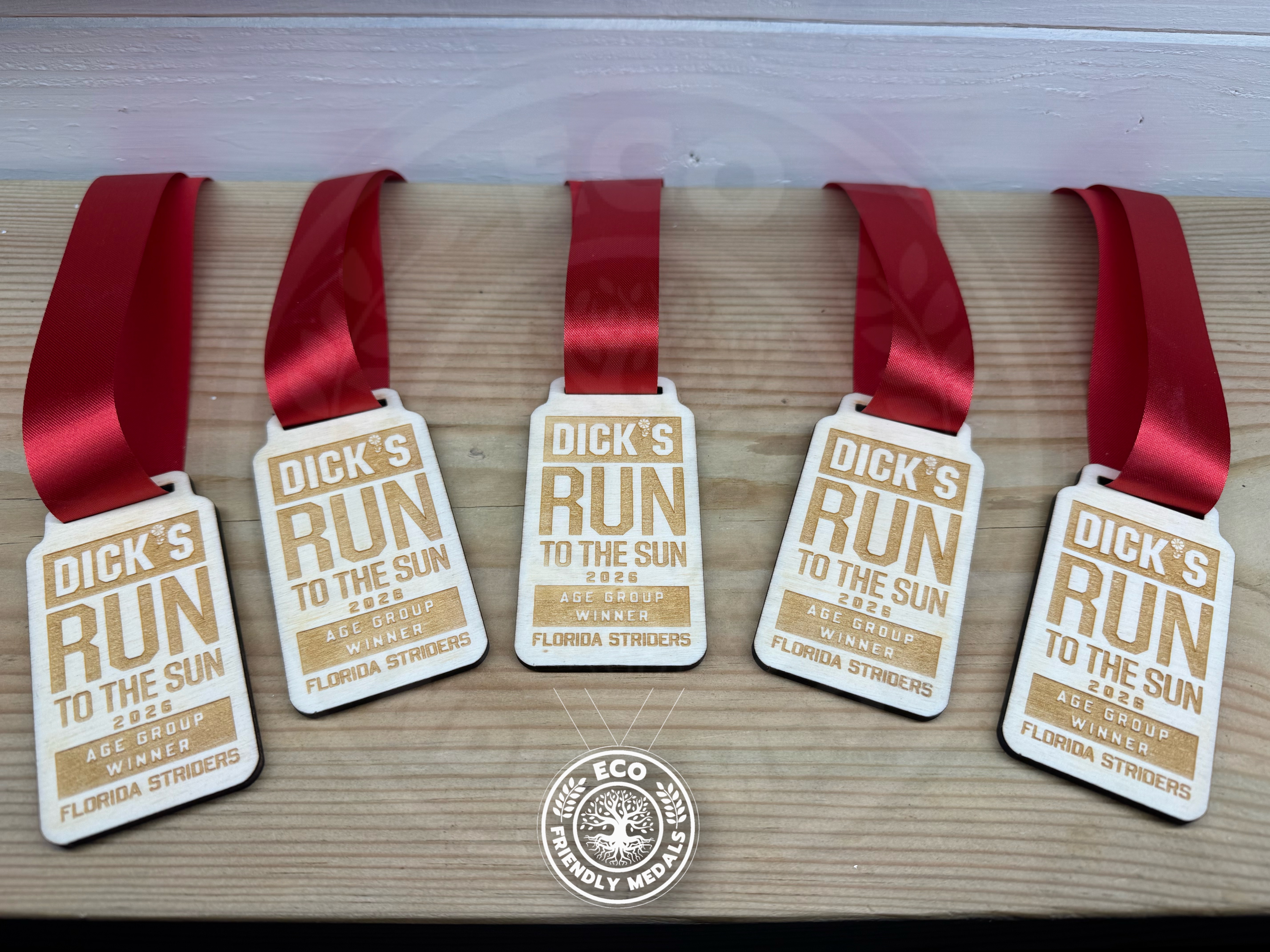 Custom Wooden Medals – Personalised Running & Marathon Awards