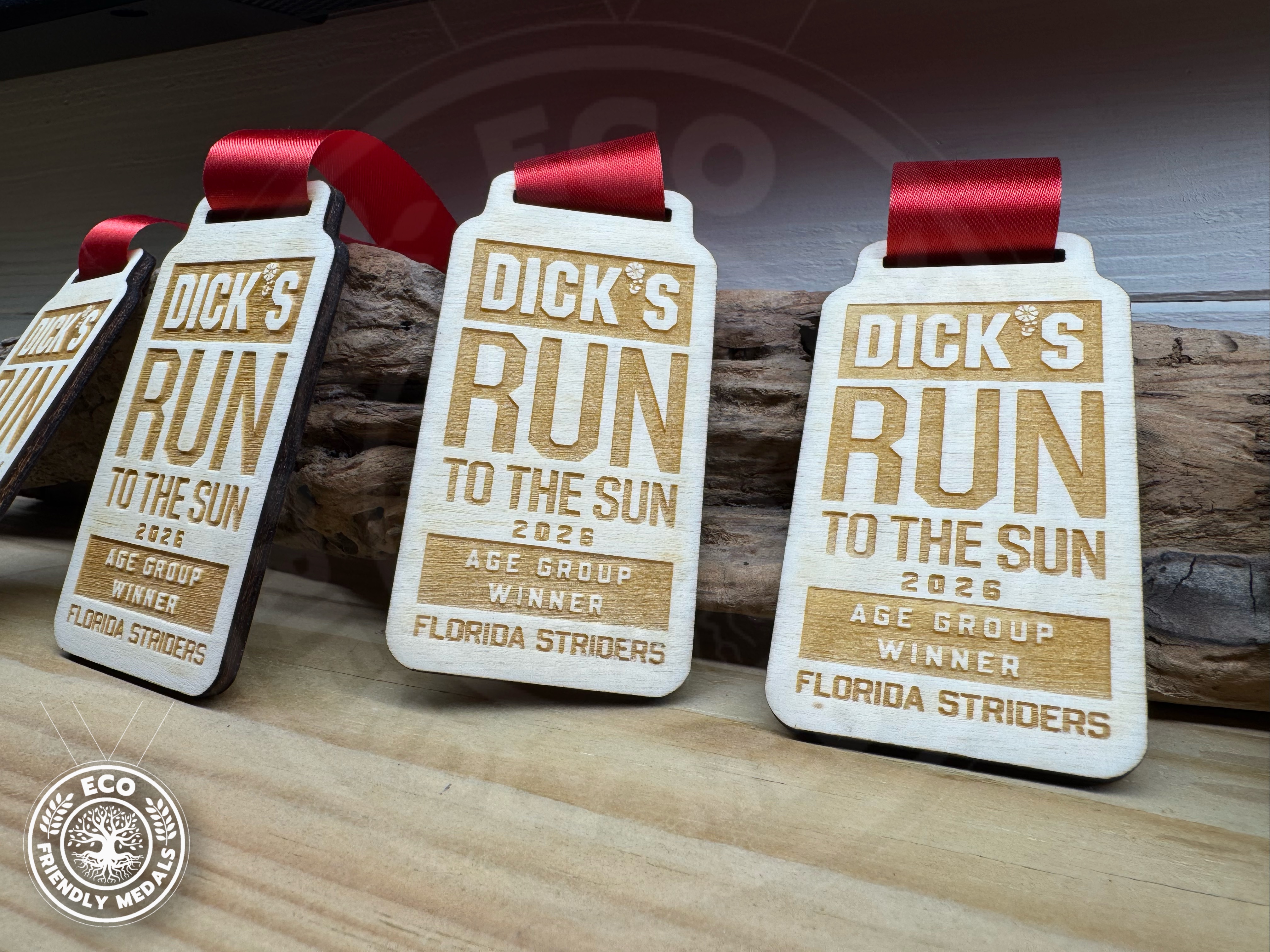 Custom Wooden Medals – Personalised Running & Marathon Awards