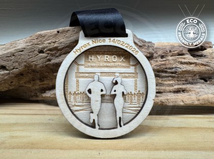Custom Wooden Medals – 3D Personalised Fitness Race Awards