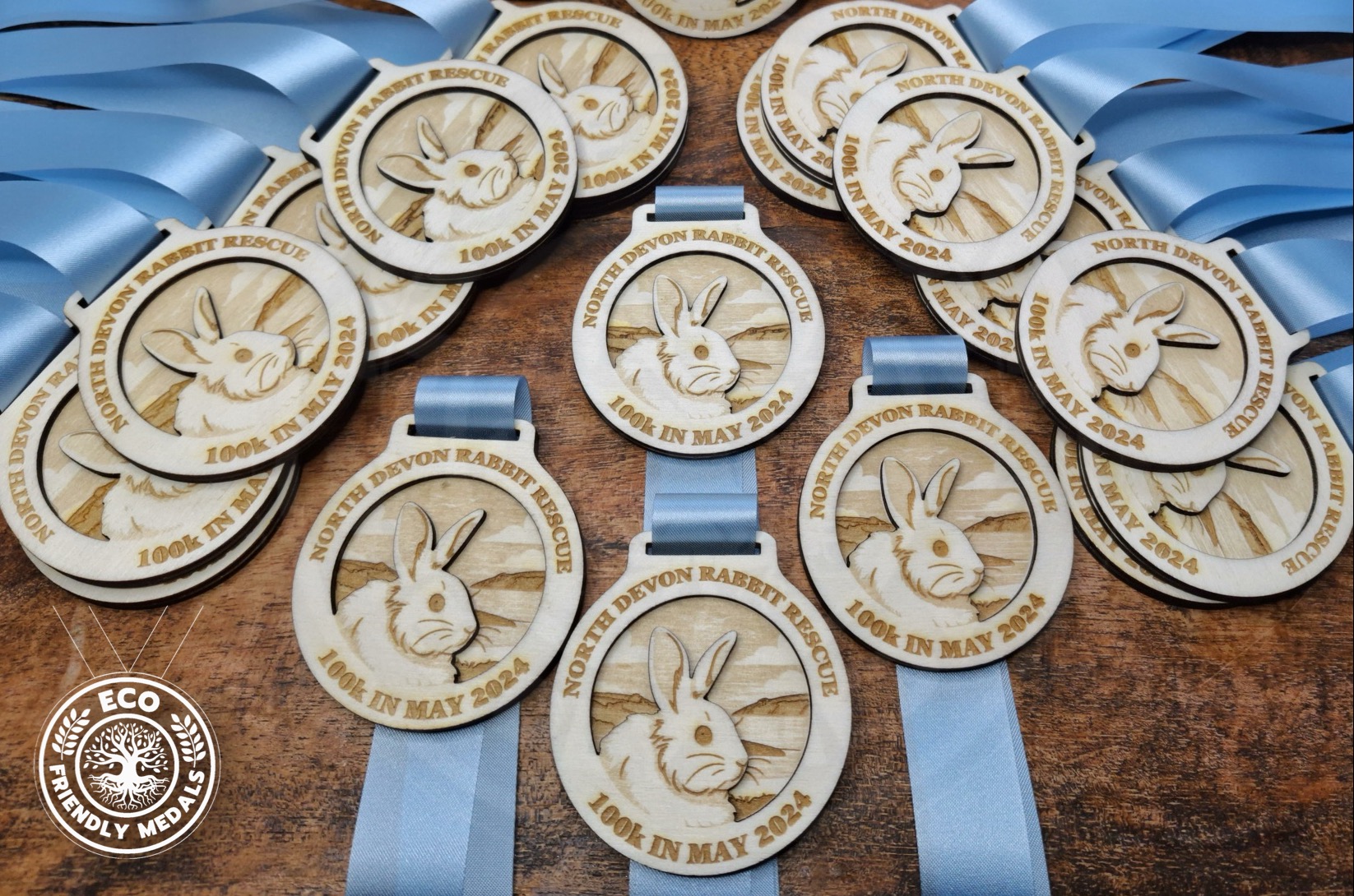 Custom Wooden Medals – 3D Personalised Charity Runs & Animal Medals
