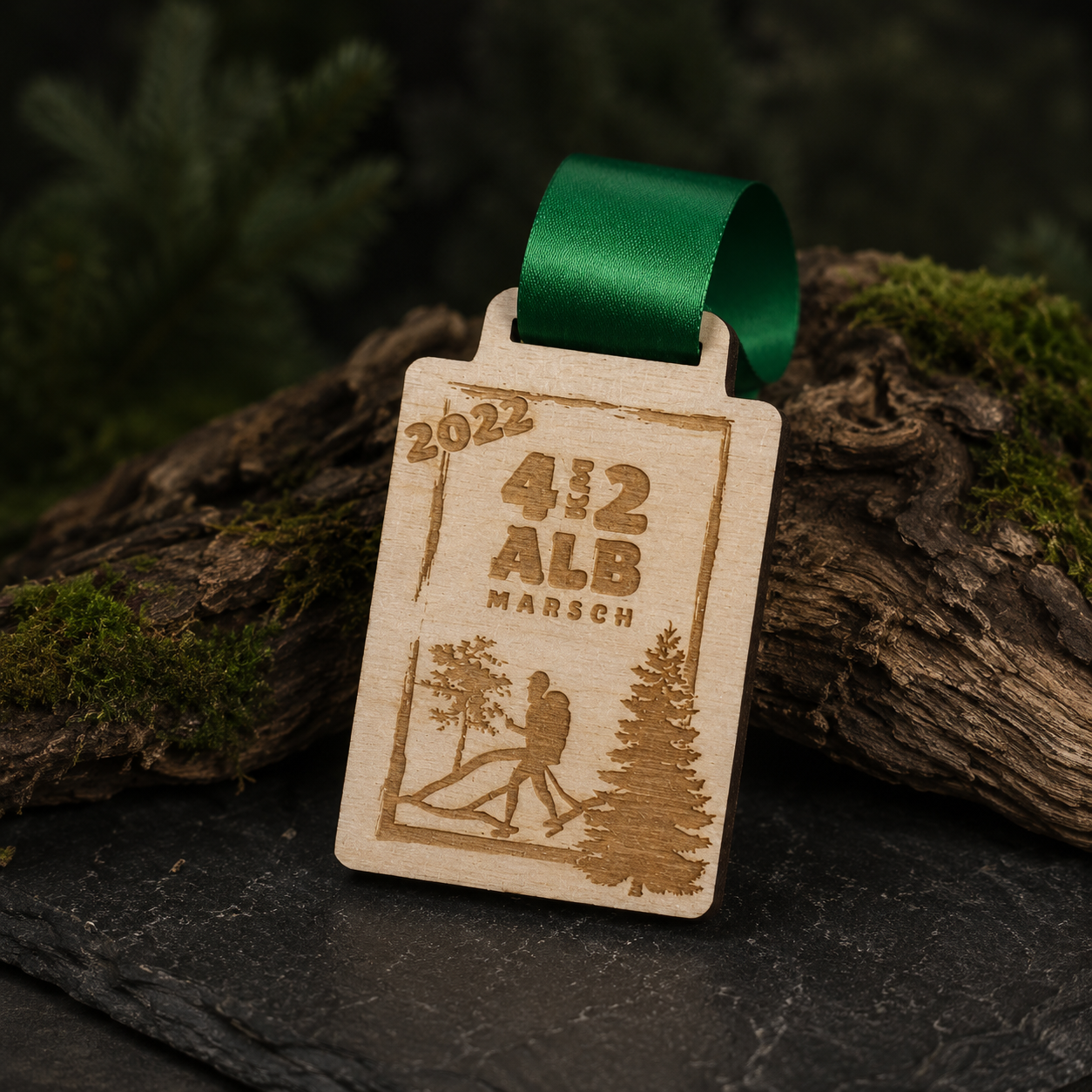 Custom Wooden Medals – Personalised Hiking & Walking Awards